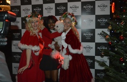Miss Christmas and Mistletoe with Senita at The Hard Rock Piccadilly