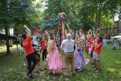 Donna Maria's Maypole at Charterhouse Square